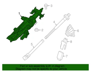 Genuine BMW 2016-2024 Steering Column Electric Assembly 32-30-6-894-879 OEM NEW! - Foto 1 di 16