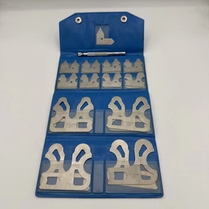 FUJI TOOL RADIUS GAGE SET L300CX:VINTAGE 26-PIECE SET - Picture 1 of 9