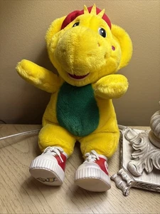 VTG Talking BJ From Barney & Friends Yellow Plush Stuffed 1994 Works - Picture 1 of 7
