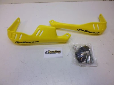 Handprotektoren Integral Handschutz handguards universal passt an Suzuki gelb - Bild 1 von 4