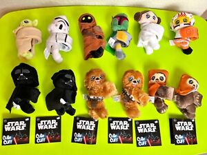 Star Wars Cutie Cuff Collectibles PICK YOUR TOY Disney Bullsitoy Plush Rare