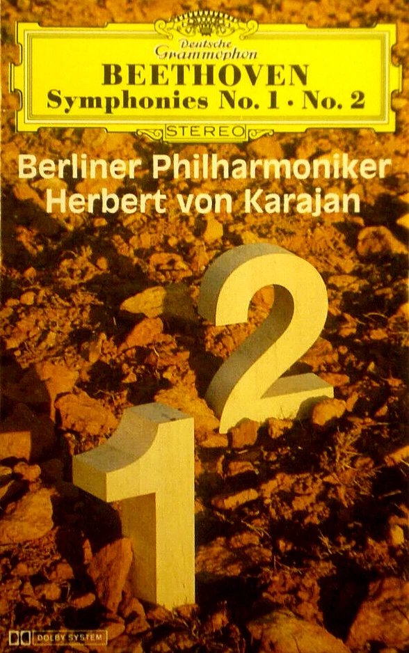 Mc Beethoven - Symphonies No. 1 + No. 2, Karajan, I Condition Mint I - Image 1 of 1