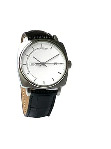 Joop Herrenuhr Quarz Analog Edelstahl Datum Silber Weiß Leder JP100521F02 - Bild 1 von 1