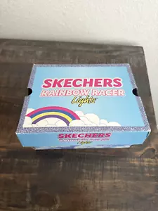 Skechers Rainbow Racer Girls Lights Up Slip On Sneaker In Pink Size US 13 - Picture 1 of 7