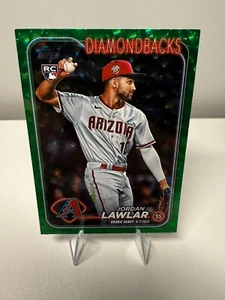 Jordan Lawlar 2024 Topps Update Green Foil RC /499 #US41 Diamondbacks - Picture 1 of 10