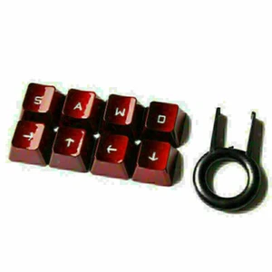 Ideal WASD Mechanical Backlit Keycaps with Key Puller for Logitech G910 Keyboard - Picture 1 of 11