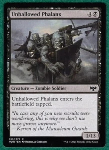 Unhallowed Phalanx - Innistrad: Crimson Vow #135 - Magic: The Gathering MTG Card - Picture 1 of 2
