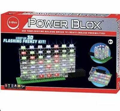 E-Blox Power Blox Builder - Flashing Frenzy Kit LED Light-Up Building Blocks ... - Image 1 of 4