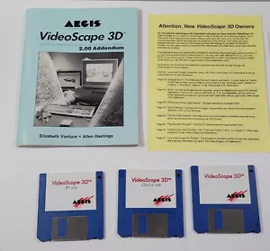 VideoScape 3D Software Aegis Development for Commodore Amiga 1987 User Guide - Picture 1 of 3