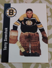 Terry Sawchuk Boston Bruins #17 HOF 1994-95 Parkhurst Missing Link 1956-57 EX+