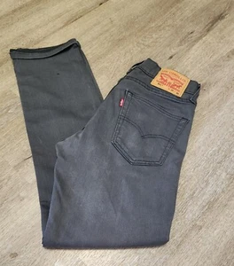 Levi's 511 Skinny GRAY Stretch Denim Jeans Men Size 30 x 30 - Picture 1 of 4