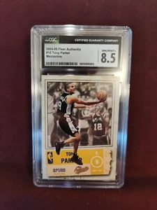 TONY PARKER 2004-05 FLEER AUTHENTIX MEZZANINR 36/50 #10 CGC 8.5 - Picture 1 of 1