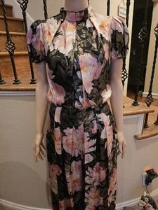 Auth Dolce Gabbana Silk Floral  Jumpsuit IT44,Nwt,2475$ - Picture 1 of 15