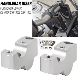 FOR HONDA CB650R CB1000R CRF1000L CRF1100L Handlebar Riser Bar Mount HandleClamp - Foto 1 di 5