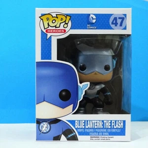 Funko POP!  Vinyl #47 BLUE LANTERN THE FLASH (METALLIC) 2015  +P/Protector - Picture 1 of 6