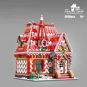3938PC Street View Erdbeere Haus Bausteine Stadt Werkstatt Gebäude Modell Ziegel - Bild 1 von 5
