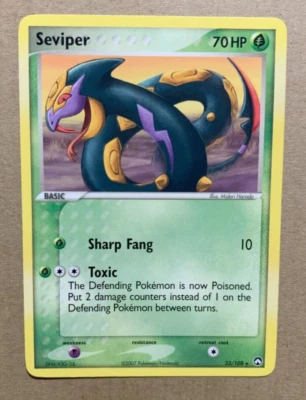 Seviper 23/108 EX Power Keepers - Rare Pokemon Card - EXCELLENT - Image 1 of 2