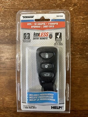 Programador remoto entrada sin llave Dorman 99104 Hyundai Elantra/Sonata 2007-2015 Foto 1 de 2