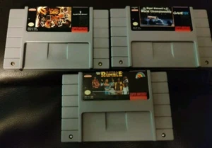 Super Nintendo SNES Sports Bundle Video Game Cartridges Original Tested Working - Picture 1 of 8
