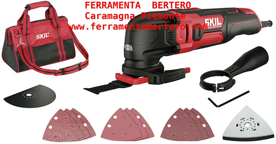 UTENSILE MULTIFUNZIONE OSCILLANTE SKIL 1491DB RED LINE - Immagine 1 di 1