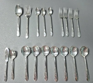 Oneida Community BRIDAL WREATH Tudor Silver Plate 1950 Flatware GROUP CHOICE - Picture 1 of 20