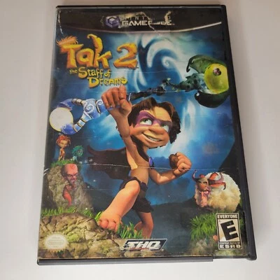 Tak 2: The Staff of Dreams (Nintendo GameCube, 2004) solo estuche y disco. Probado  Foto 1 de 4