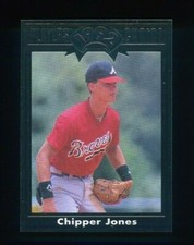 1992 PLAYERS CHOICE CARTWRIGHTS SILVER #9 CHIPPER JONES HOF BRAVES