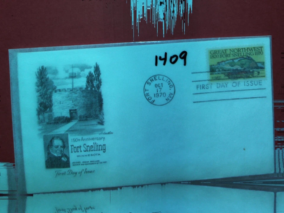 U. S. Stamp FDC # 1409 Fort Snelling - ArtMaster cachet - comb.  shipping - Image 1 of 1