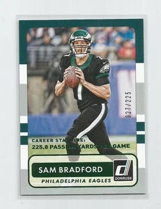 2015 Donruss   SAM BRADFORD   Stat Line  027/225 - Picture 1 of 1