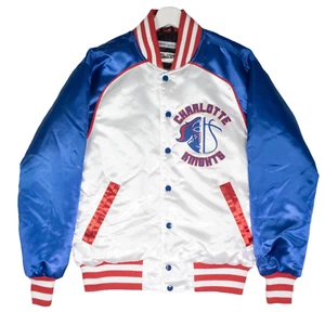 Stephen Curry HGC Classics Charlotte Knights High School Satin Jacket Mens Small - Picture 1 of 13