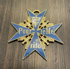 WW1 German BLUE MAX MEDAL Pour Le Merite Award Military Order Iron Cross Badge