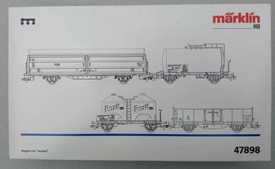 MARKLIN H0 47898 - SET OF 4 "HENKEL" GOODS WAGONS - Image 1 of 4