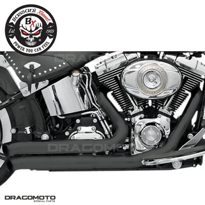 Sistema de escape Harley FLSTC 1584 Heritage Softail Classic 2007-2011 BASSANI Fi... Foto 1 de 4