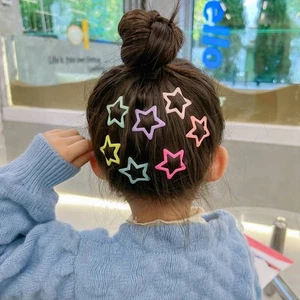 Broken Hair Trumpet Children Cute Pentagram Hairpin Girls Fringe Hair Headdress - Picture 1 of 23