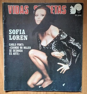 SOPHIA LOREN Vidas Secretas #4 PlayGirl 1975 revista España +100 fotos sexy - Imagen 1 de 12