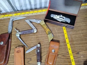 Grande lotto CUSTODIA XXX KERSHAW CAMILLIS SCHRADE COLTELLI E ALTRI NUOVI USATI Pattumiera 8 - Foto 1 di 6