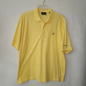 Masters Collection Gelb Golf Poloshirt Herren XL Kurzarm Golf Augusta Neu ohne Etikett - Bild 1 von 11