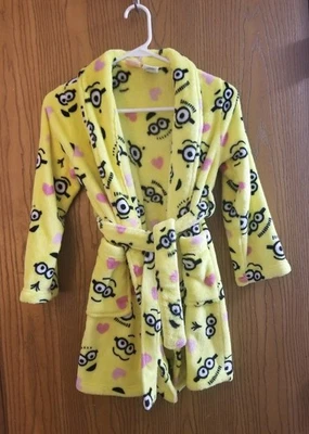 Bata de baño infantil Despicable Me Minions talla 7-8 Foto 1 de 4