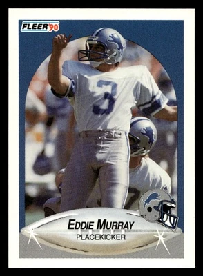 1990 Fleer Eddie Murray #282 Detroit Lions - Image 1 of 2