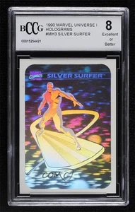 1990 Impel Marvel Universe Holograms Silver Surfer #MH3 BCCG 8 r9o - Picture 1 of 3