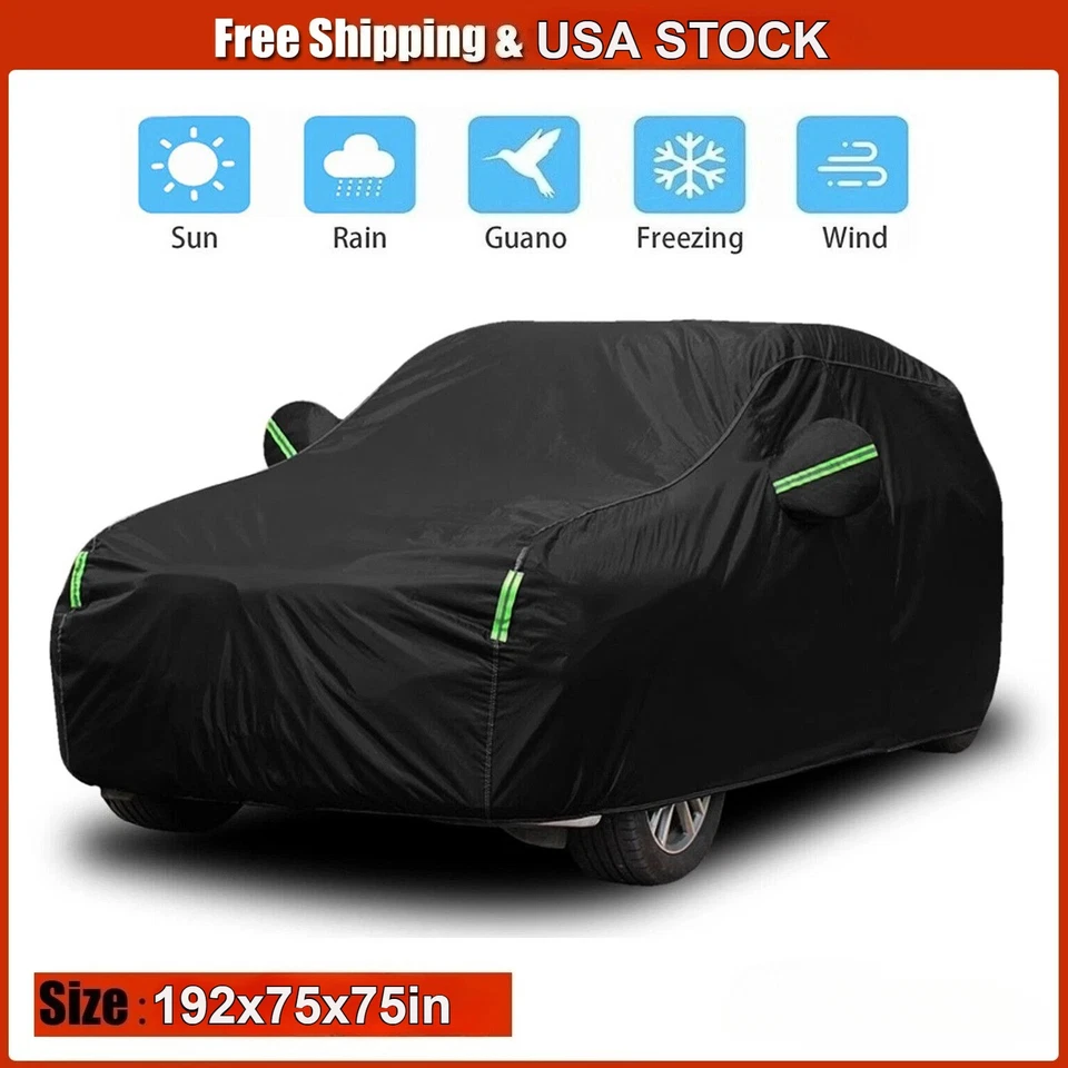 Full Car Cover Waterproof All Weather Protection Anti-UV Rain Snow Anti Scratch - Изображение 1 из 4