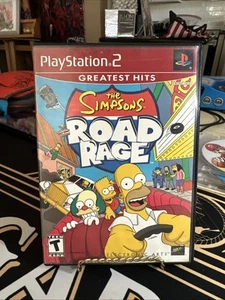 2002 The Simpsons Road Rage PlayStation 2 Greatest Hits CIB Resurfaced Tested - Picture 1 of 6