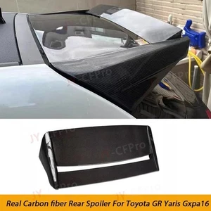 For Toyota GR Yaris Gxpa16 Real Carbon Fiber Rear Roof Spoiler Wing Lip VS Style - Foto 1 di 1