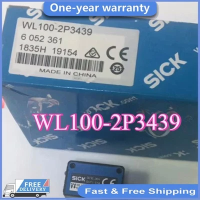 1PCS WL100-2P3439 NEW FOR SICK 6052361 photoelectric sensor Fast delivery - Image 1 of 4