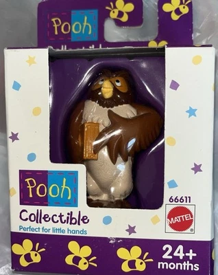 Коллекционная новая запечатанная мини-фигурка совы Disney от Winnie The Pooh Mattel - Изображение 1 из 2