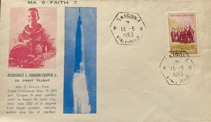 Project Mercury VIETNAM SPACE TRACKING STATION GORDON COOPER 1963 Space Cover - Picture 1 of 5
