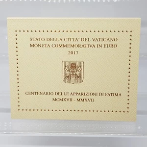 2017 VATICAN 2 EUROS - CONM. CENTENARY OF THE FATIMA APPARITIONS - Picture 1 of 3