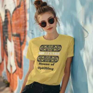 Sollevare Tribal Graphic Tee Yellow House T-Shirt Shirt Bella und Canvas Jugend - Bild 1 von 3