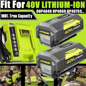 For RYOBI 40V Lithium-Ion 4Ah High Capacity Battery OP40404VNM Battery /Charger - Picture 1 of 26