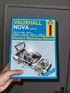 Haynes - Vauxhall Nova 1983 - Feb 1984 All Models Owners Workshop Manual - Picture 1 of 4